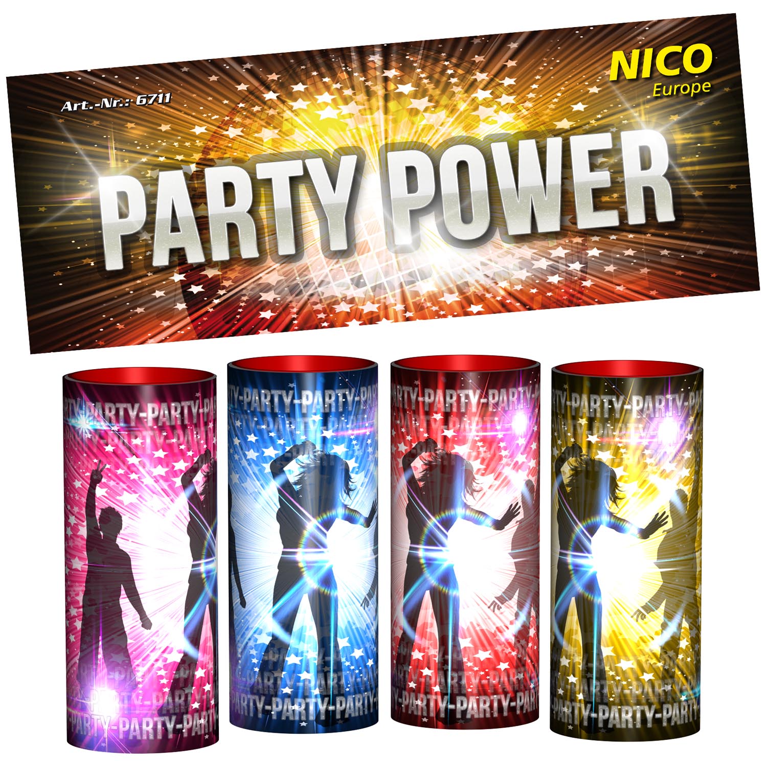 Party Power, 4er-Btl.