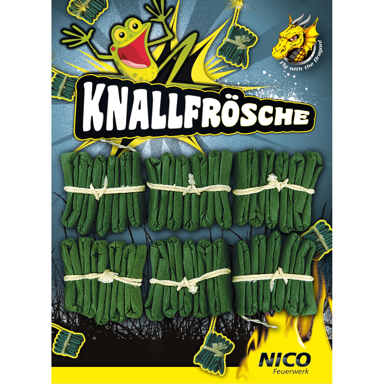 Knallfrösche, 6er-Karte